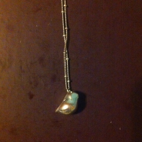 Silver dove necklace
