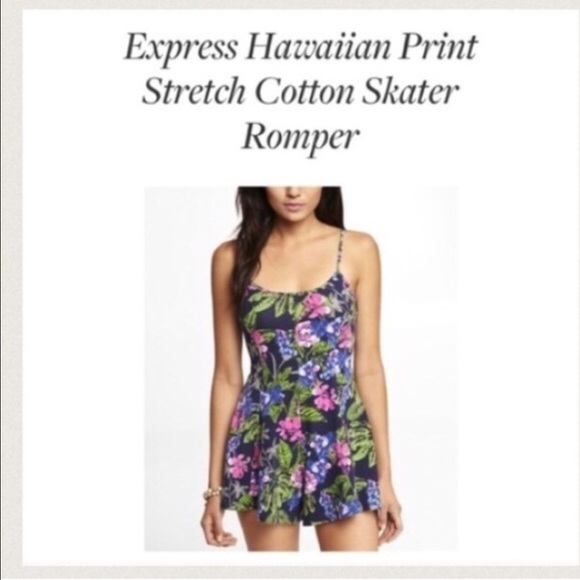 Brand New, Express Hawaiian Romper, 🌼NWT🌼*Mint*