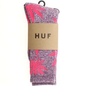 Huf pink & purple socks