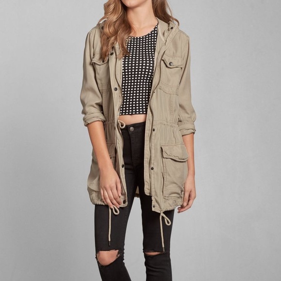 ON HOLD Abercrombie Drapey Parka