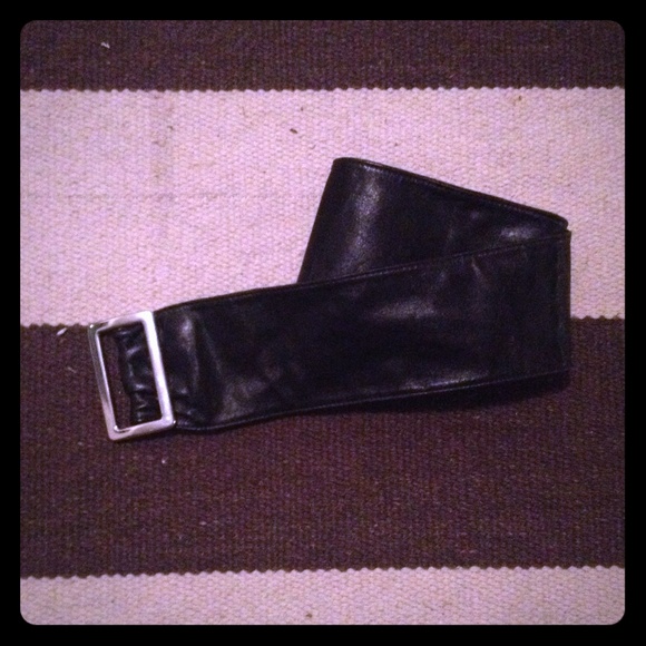 Black Leather Belt