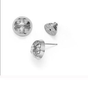Tory Burch small dome pierced earrings