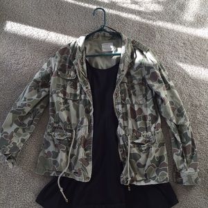 Camouflage jacket (dress sold separately)