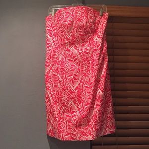 Lilly Pulizter Franco Dress Poplin - Punch Pink