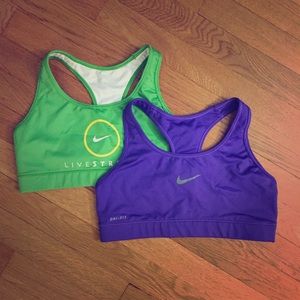 Nike sports bras