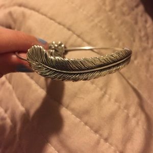 Alex & Ani feather bangle