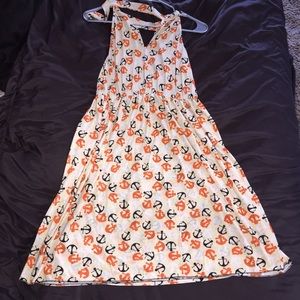 Women's Dress Anchor Design - VNeck/Halter