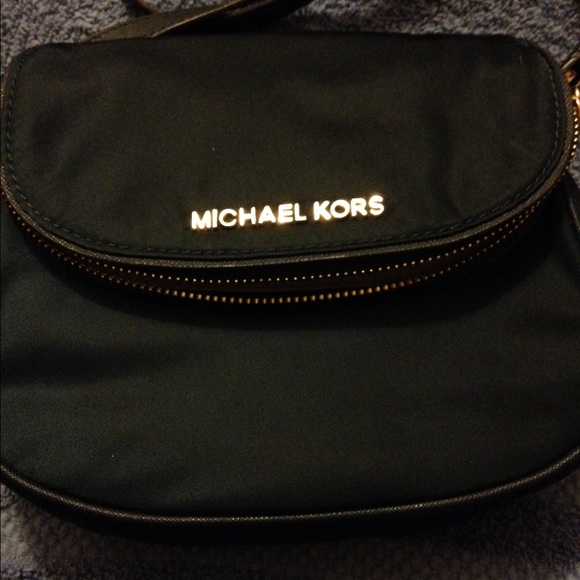 Navy blue Adjustable 24 inch drop MK handbag