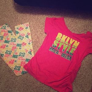 A two piece,"Rocawear" outfit.