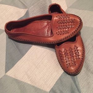 Dexter Tan Flats/Loafers