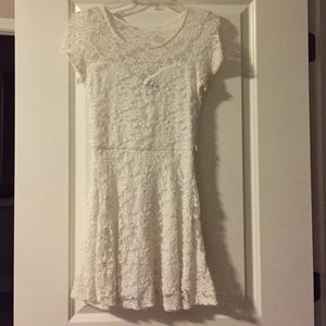 White flowing dress!