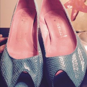 Jeffrey Campbell Ibiza turquoise heels