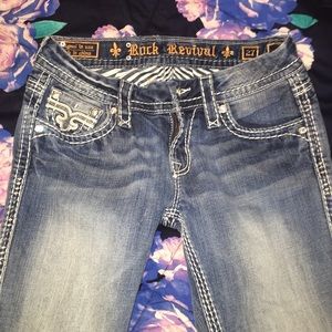 size 27, rock revival capris