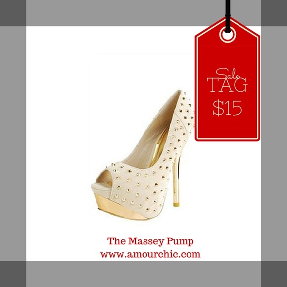 Studded Pumps - Picture 1 of 1