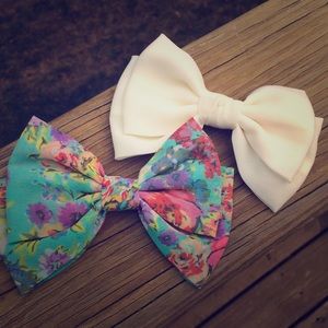 Two Large Hair Bows