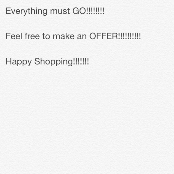 Everything must go!!