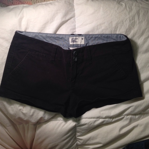 Black American eagle shorts