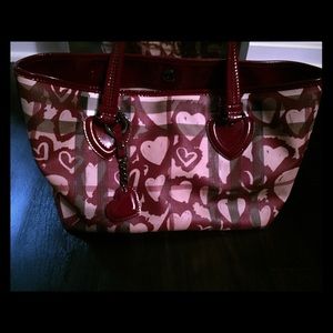 Burberry Burgundy Tote