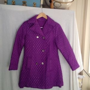 Fabulous purple vintage pea coat!
