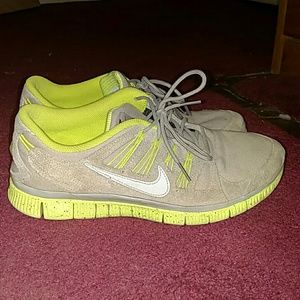 Nike Free Runs tennis shoes