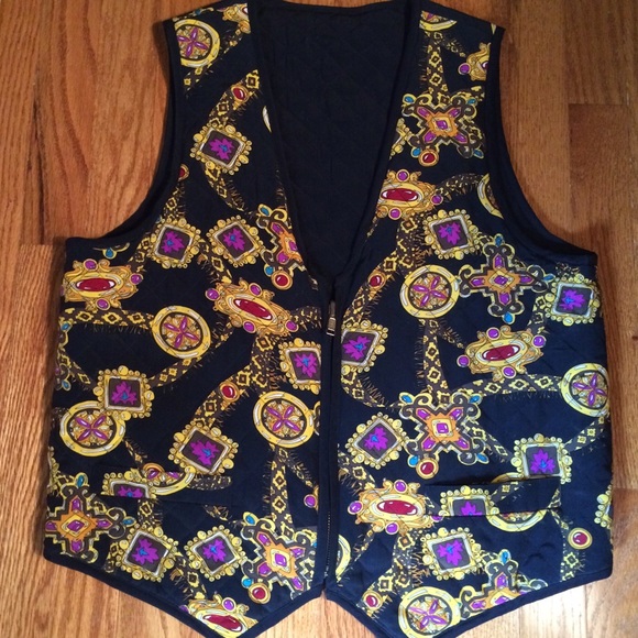 Reversible Silk Vest - Picture 2 of 4