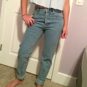 American apparel Unisex mom jeans size 27