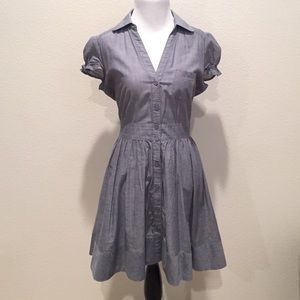 Denim colored 50s style dress