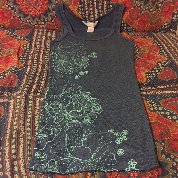 Pretty Flower Pattern Tank