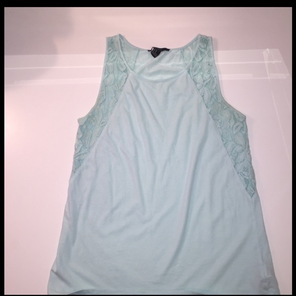 Mint green tank