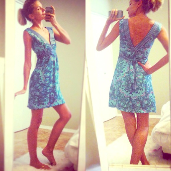 ⭐️RARE⭐️H&M Sold Out Peacock Frock!