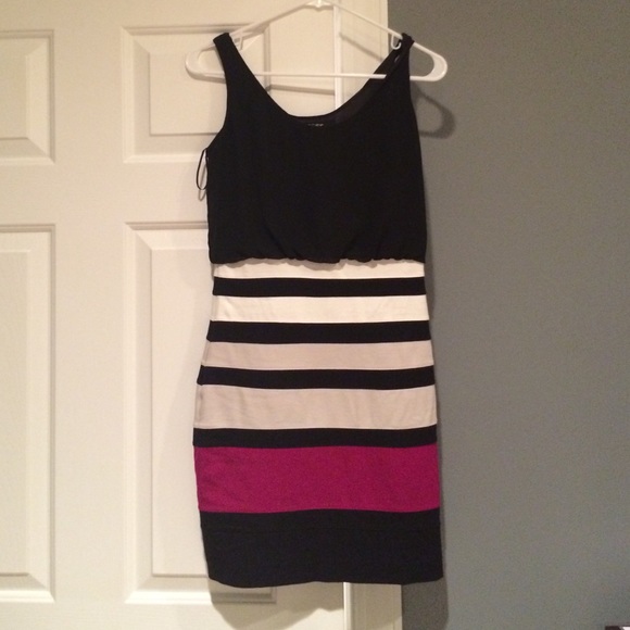 Express color block dress