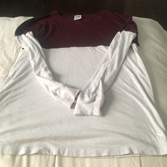 Another Pink Long Sleeve Maroon