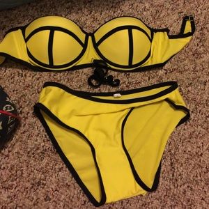 Brand new yellow bikini!
