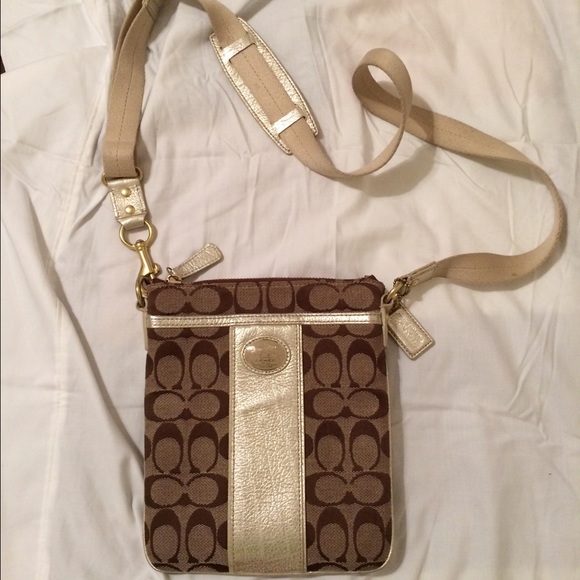 Coach cross body purse