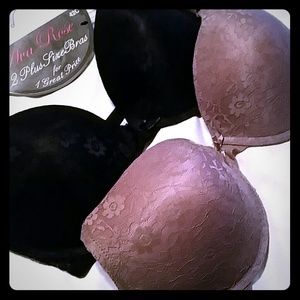 2 plus size bras
