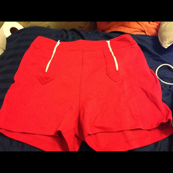 High waisted shorts