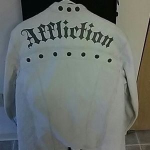 Affliction leather jacket