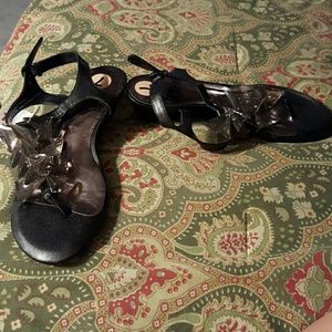 Carlos Santana embellished sandals shoes heels