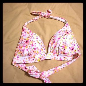 VS floral halter bikini top