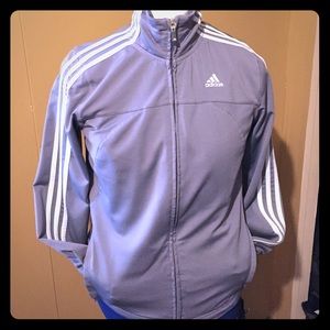 Adidas zip up athletic jacket