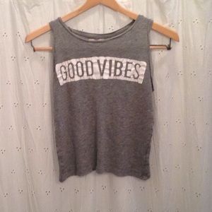 Zara Good Vibes Crop Top