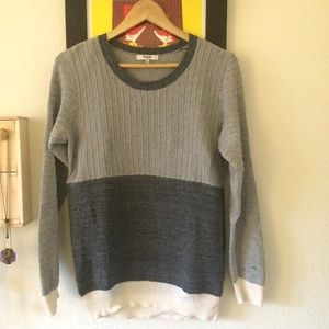 Madewell shades of grey sweater - L