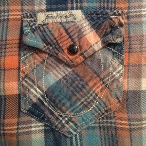 TRUE RELIGION BRAND JEANS FLANNEL