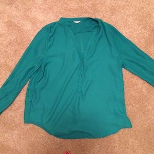 Teal colored Blouse