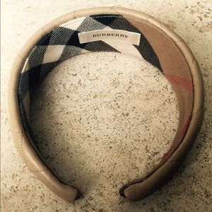 Burberry leather headband