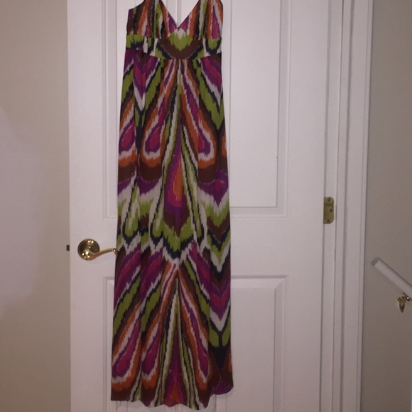 Trina Turk beautiful long silk maxi dress - Picture 2 of 8
