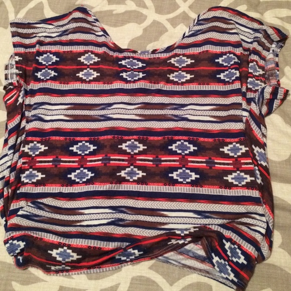 Open back crop top