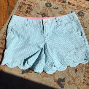 Lilly Pulitzer seersucker shorts