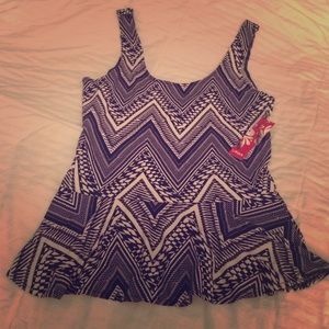 Peplum tank top