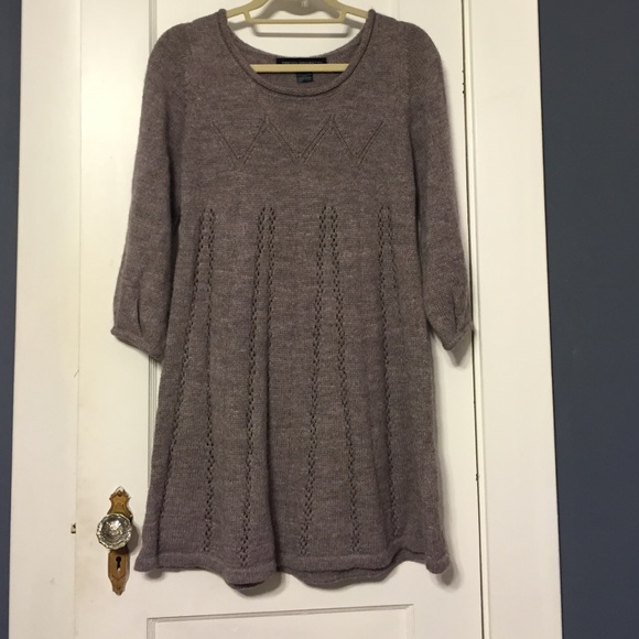 Purple Sweater Dress!